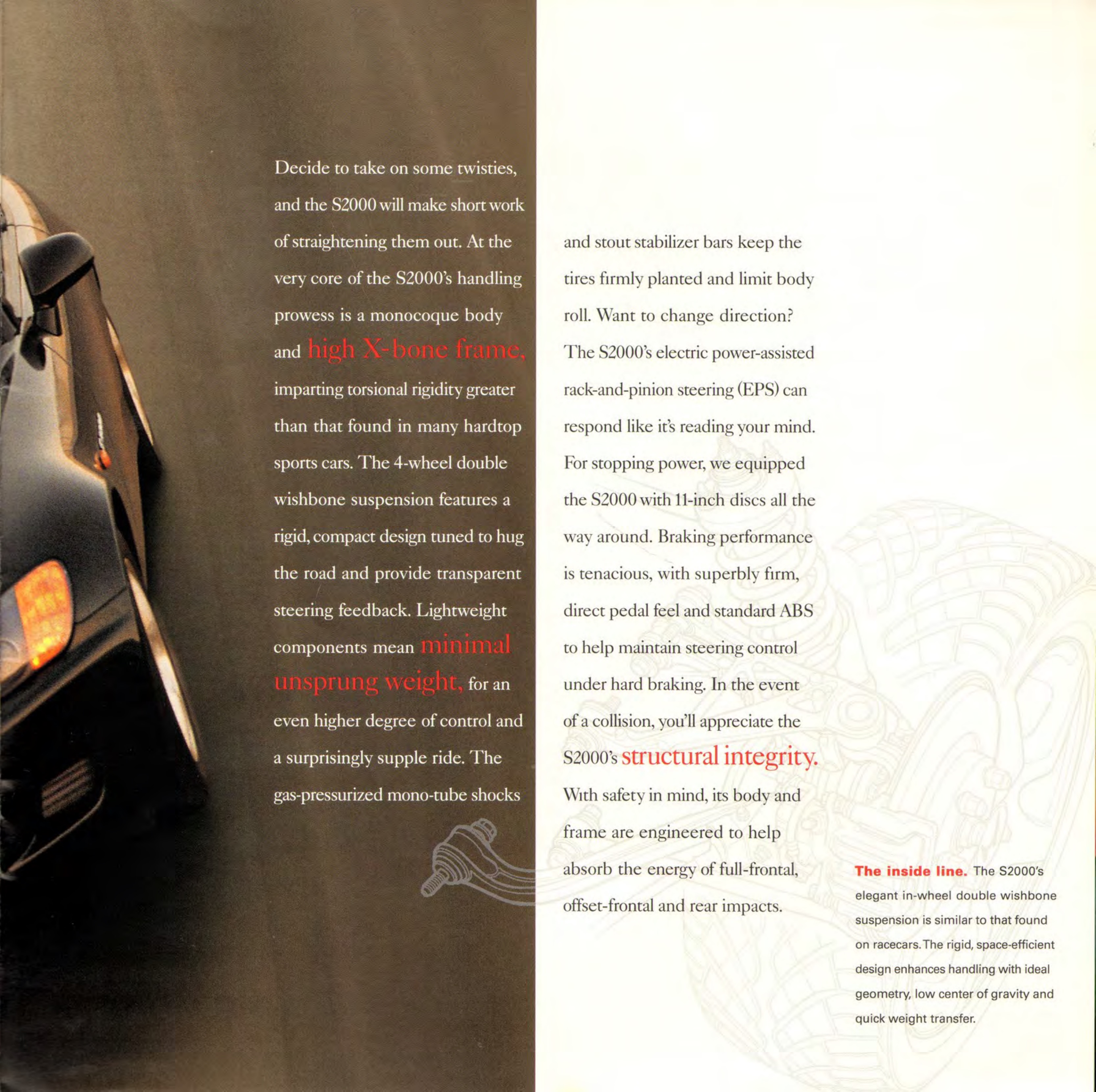 2003 Honda S2000 Brochure Page 23